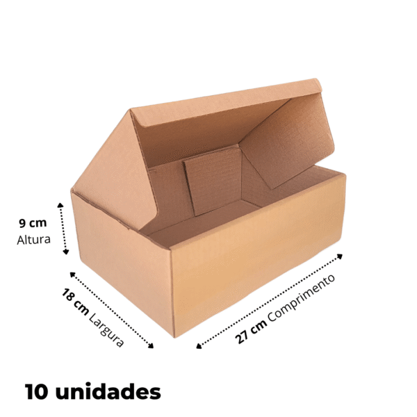 10 Caixas De Papelão 27x18x9
