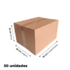 50 Caixas De Papelão 40x30x24