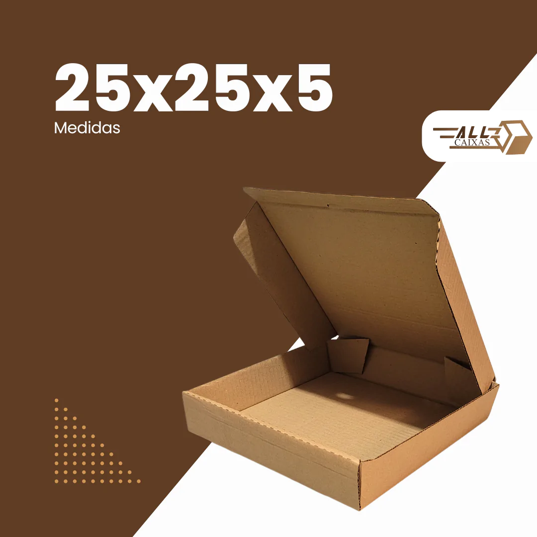 50 Caixas de papelão 25x25x5 - Imagem 2